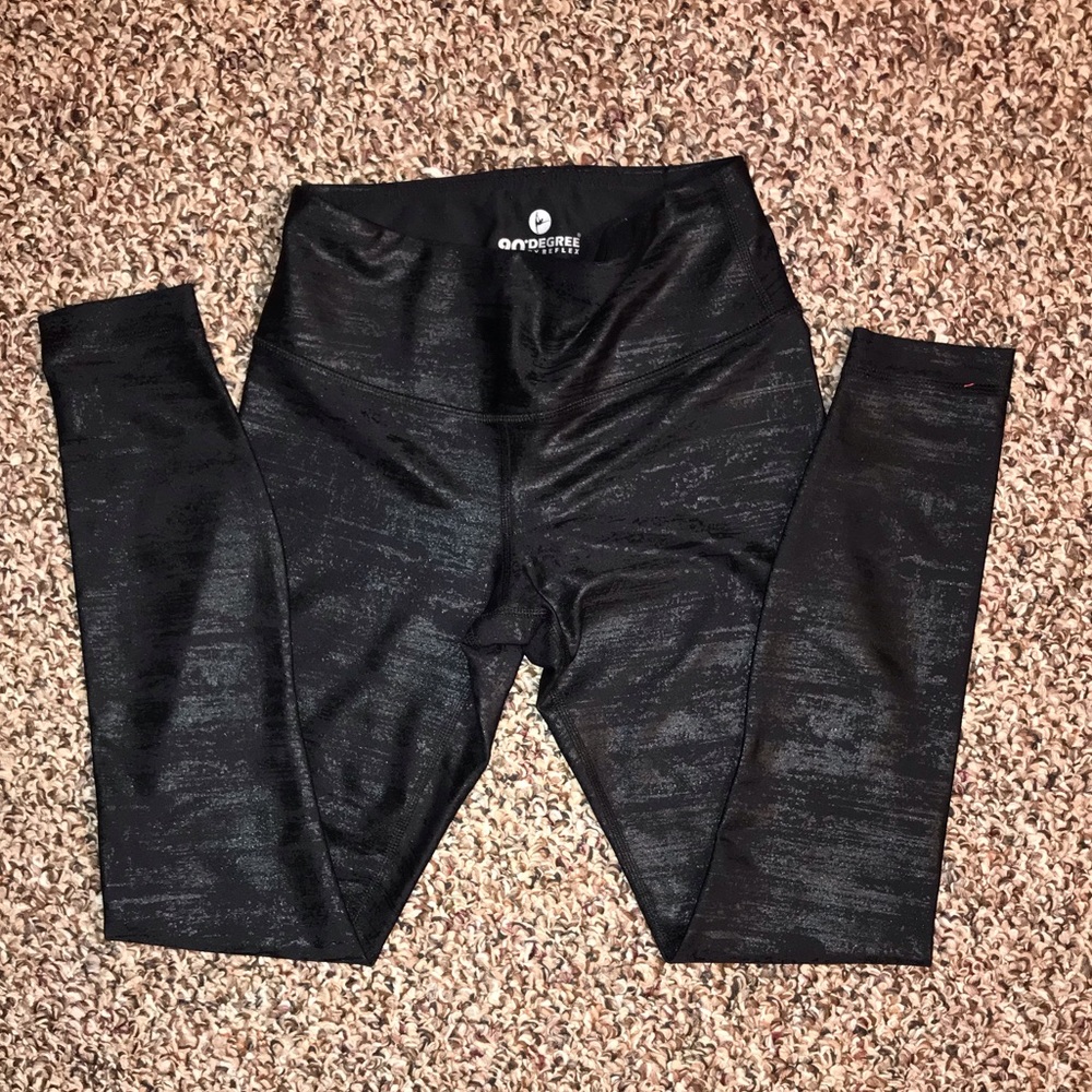 Metallic 90 Degree Leggings NWOT
